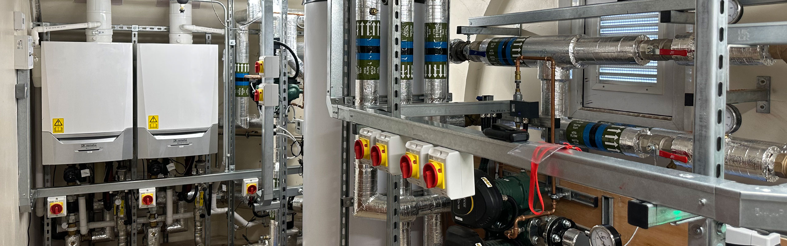 boiler & heat pump system for Brigantia Learning Trust